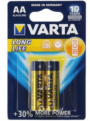 Батарейки VARTA Longlife LR06 AA (2 шт.)