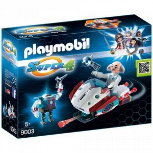 Конструктор Playmobil Скайджет с Доктором Х и Робот, кор. 50*33*9см