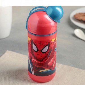 Бутылка 400 мл пластиковая "Человек Паук. Красная паутина"