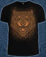 Футболки мужские Eye Of a Tiger (Светится в темноте и ультрафиолете)