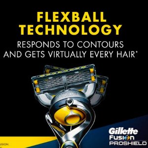 Доп.инфо Технология FlexBall — ИННОВАЦИЯ от Gillette, позволяющая бритве двигаться в дополнительной плоскости. Следует контурам твоего лица для лучшего бритья от Gillette. Сбривает буквально каждый во