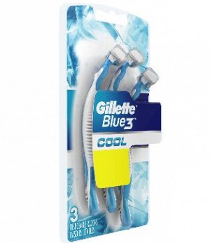 GILLETTE BLUE 3 Cool Бритвы одноразовые 3шт ПрепакКор