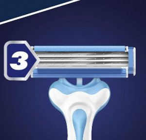 GILLETTE BLUE 3 Cool Бритвы одноразовые 3шт ПрепакКор