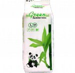 Детские подгузники-трусики GREEN BAMBOO PANDA Белые, L44, 9-14 кг