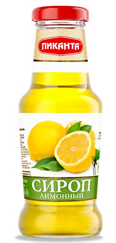 Сироп Пиканта 300 г лимонный 1х6