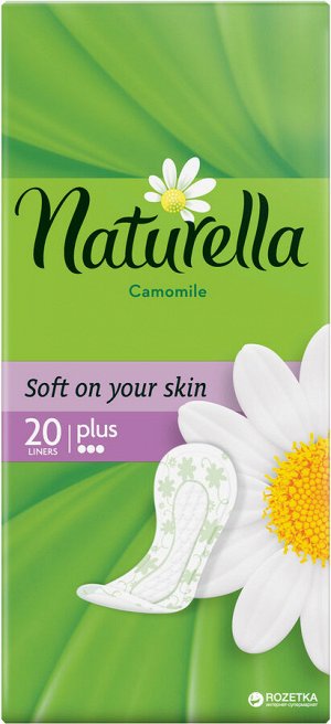 NATURELLA Женские гигиенические прокладки на каждый день Camomile Plus Single 20шт