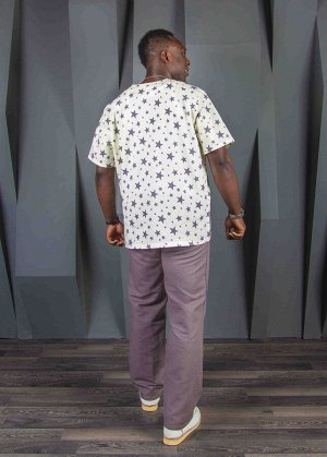 Рубашка медицинская мужская М-286 ткань Поплин