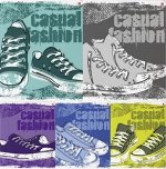 Тетрадь  48л клетка &quot;КЕДЫ CASUAL&quot; 7-48-374 (5 видов) Альт