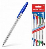 Набор ручек шариковых  4цв 44593 R-301 Classic Stick Erich Krause {Китай}