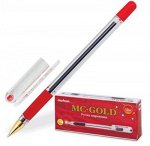 Ручка шариковая MC GOLD красная 0.5мм  BMC-03 MunHwa {Корея}