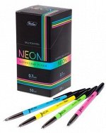 Ручка шариковая NEON синяя 0.7мм (043608) 50072 Хатбер {Китай}
