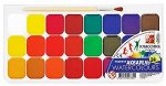 Краски акварельные медовые 24цв &quot;Классика&quot; с кистью пласт.уп 19С1295-08 Луч {Россия}
