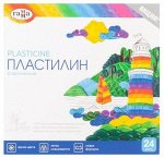 Пластилин  24цв 480гр. &quot;Классический&quot; со стеком 281036 Гамма {Россия}
