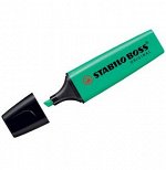 Текстовыделитель BOSS 2-5мм 70/51 изумрудный STABILO {Германия}