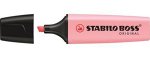 Текстовыделитель BOSS ORIGINAL PASTEL 2-5мм 70/129 розовый STABILO {Германия}