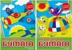 Набор цветной бумаги флуорисцентной А4 5л 5цв &quot;Хобби Тайм&quot; 2 вида 11-405-245 Альт {Россия}
