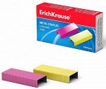 Скобы №24/6 1000шт цветные 7145 Erich Krause