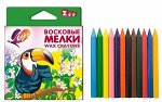 Карандаши восковые шестигранные 12цв 12С865-08 Луч