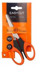 Ножницы 140 мм &quot;EASYCUT&quot; мягкие ручки 60-0005 Bruno Visconti {Китай}