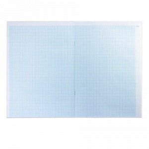 Бумага масштабно-координатная, А3, 295х420 мм, голубая, на скобе, 8 листов, HATBER, 8Бм3_02285