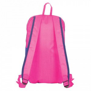 Рюкзак STAFF "Air", универсальный, сине-розовый, 40х23х16 см, 226374