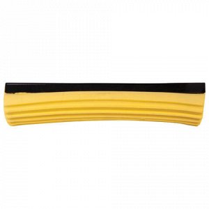 Насадка МОП для швабры самоотжимной роликовой, PVA 27 см, желтая, ЛАЙМА, 603599