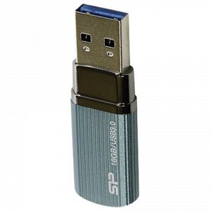 Флэш-диск 16 GB, SILICON POWER Marvel M50, USB 3.1, металлический корпус, голубой, SP16GBUF3M50V1B