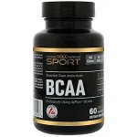 California Gold Nutrition, BCAA 60 кап.