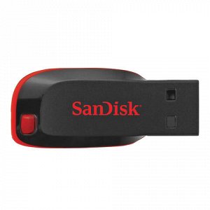 Флэш-диск 16 GB, SANDISK Cruzer Blade, USB 2.0, черный, SDCZ50-016G-B35