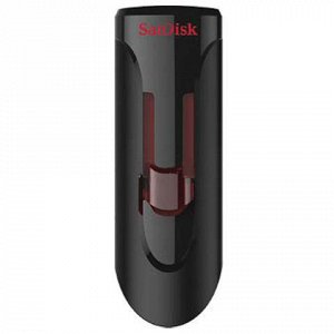 Флэш-диск 16 GB, SANDISK Cruzer Glide, USB 2.0, черный, SDCZ60-016G-B35