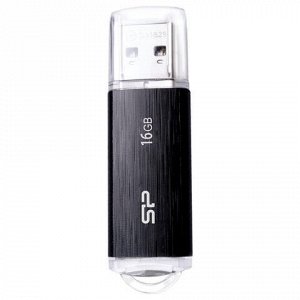 Флэш-диск 16 GB, SILICON POWER Blaze B02, USB 3.1, черный, SP16GBUF3B02V1K