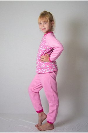 Пижама детская футер для девочки
