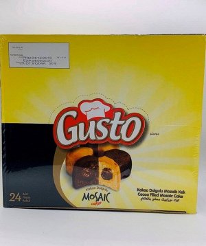 Донат шоколадно-карамельные Мозайка «Gusto» 24 шт по 50г