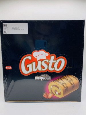 Донат со вкусом клубники «Gusto» 24 шт по 50г