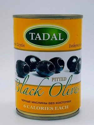 Чёрные маслины без косточки «Tadal» 280г