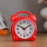 Будильник Классика, два звонка, 9х8 см микс