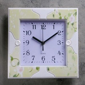 Часы настенные, серия: Классика, "Саманта", 25.5х25.5 см, микс