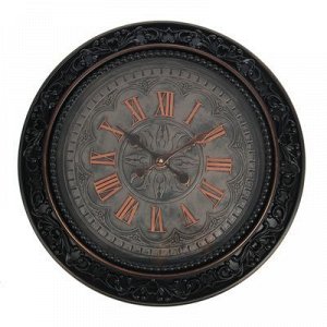 Часы настенные серия Готика, круг, римские цифры, d=58см