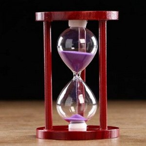 Часы песочные "Время" на 10 минут, 14х9 см, микс
