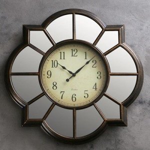 Часы настенные, серия: Интерьер, Дения, бронзовые, d=50 см