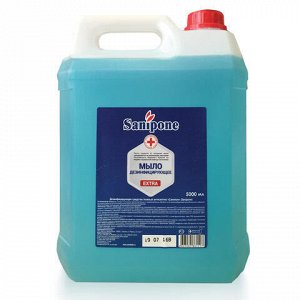 Мыло жидкое дезинфицирующее, 5 л, SANIPONE "Extra" (САНИПОН