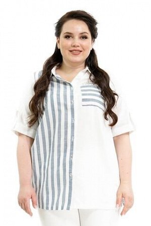 Рубашка Рубашка белая комбинированная с полосатым карманом «Девушка» из страз Артикул: 8132

Описание Длина изделия 50 размера по спинке — 74 см. В каждом следующем размере длина увеличивается.