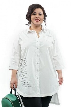 Рубашка Рубашка удлиненная с надписью белая хлопок Артикул: 7932

Описание Длинная рубашка из хлопка с добавлением эластана, стрейчевая. Силуэт-трапеция, асимметричный крой (длиннее сзади), по бокам в
