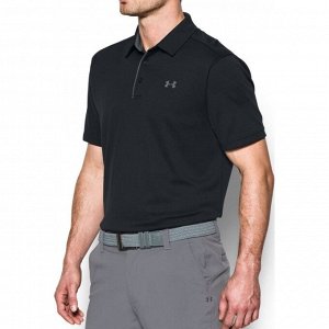 Рубашка поло мужская Модель: Tech Polo Black / Graphite / Graphite Бренд: Un*der Arm*our