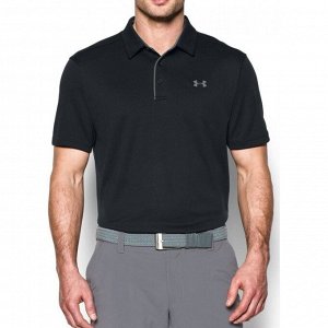 Рубашка поло мужская Модель: Tech Polo Black / Graphite / Graphite Бренд: Un*der Arm*our