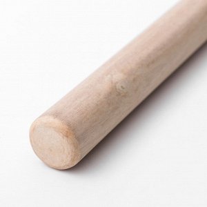 Скалка деревянная Доляна, 24 см, прямая