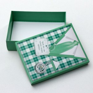 Подарочная коробка "Пусть все, что казалось мечтой, сбудется",зелёная, 21 х 15 х 5,7 см