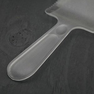 Лопатка кондитерская «Блеск», 18,5*6 см, цвет прозрачный
