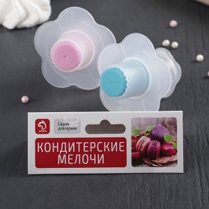 Плунжер кондитерский для заполнения начинкой выпечки Доляна, 6,5x4,5x3 см, цвет МИКС