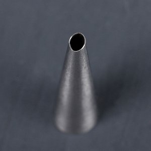 Насадка кондитерская для начинки «Маффин», d=1,7 см, выход 0,6 см, нержавеющая сталь